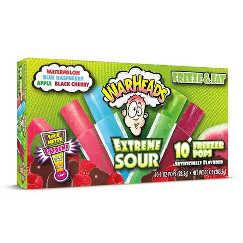 Warheads Assorted Freezer Pops