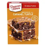 Duncan Hines Brownie Mix Caramel Turtle