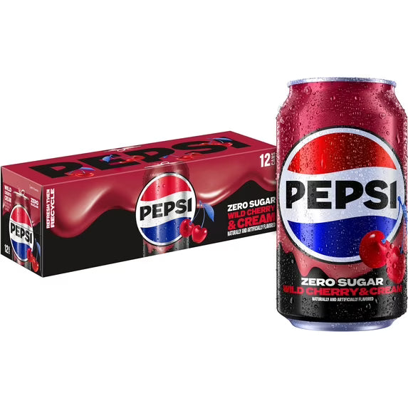 Pepsi Wild Cherry & Cream Zero