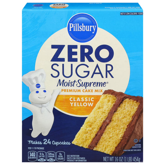 Pillsbury Zero Sugar Moist Supreme Yellow Cake Mix