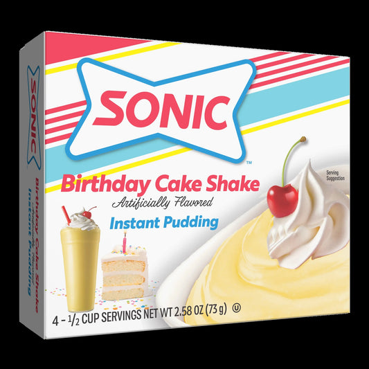 SONIC® Birthday Cake Shake Instant Pudding