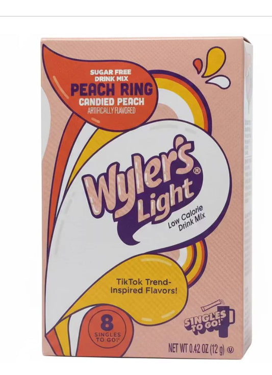 Wyler's Light Singles to Go Peach Ring