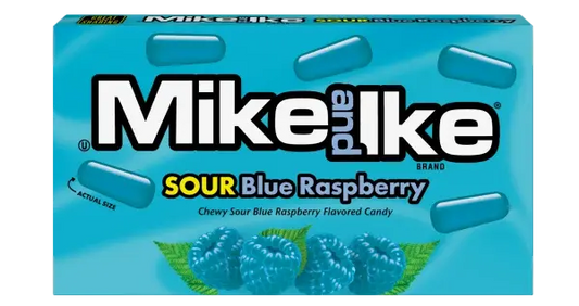 Mike & Ike Theater Box - Sour Blue Raspberry