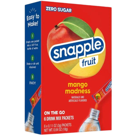 Snapple Singles to Go Mango Madness