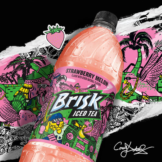 Brisk Iced Tea Strawberry Melon 1L
