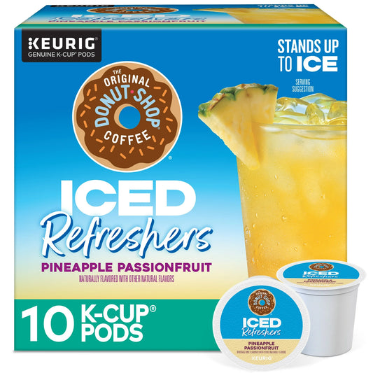 Donut Shop - Iced Refreshers Pineapple Passionfruit K-Cup (Sold as individual pods)