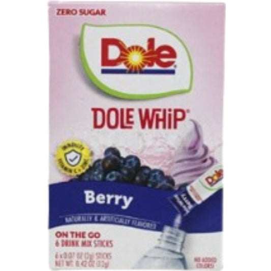 Dole Singles to Go Zero Sugar Berry Whip