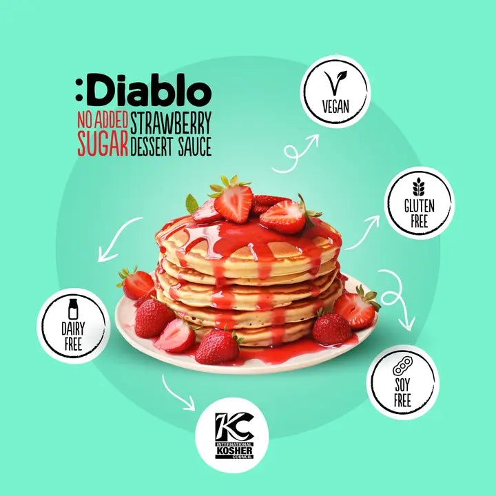 Diablo Sugar Free Strawberry Dessert Sauce