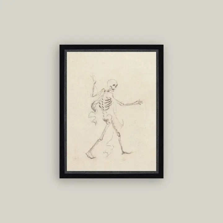 Petal Lane Home - Walking in a Dead Man's Bones Framed Antique Art (8 x 10)