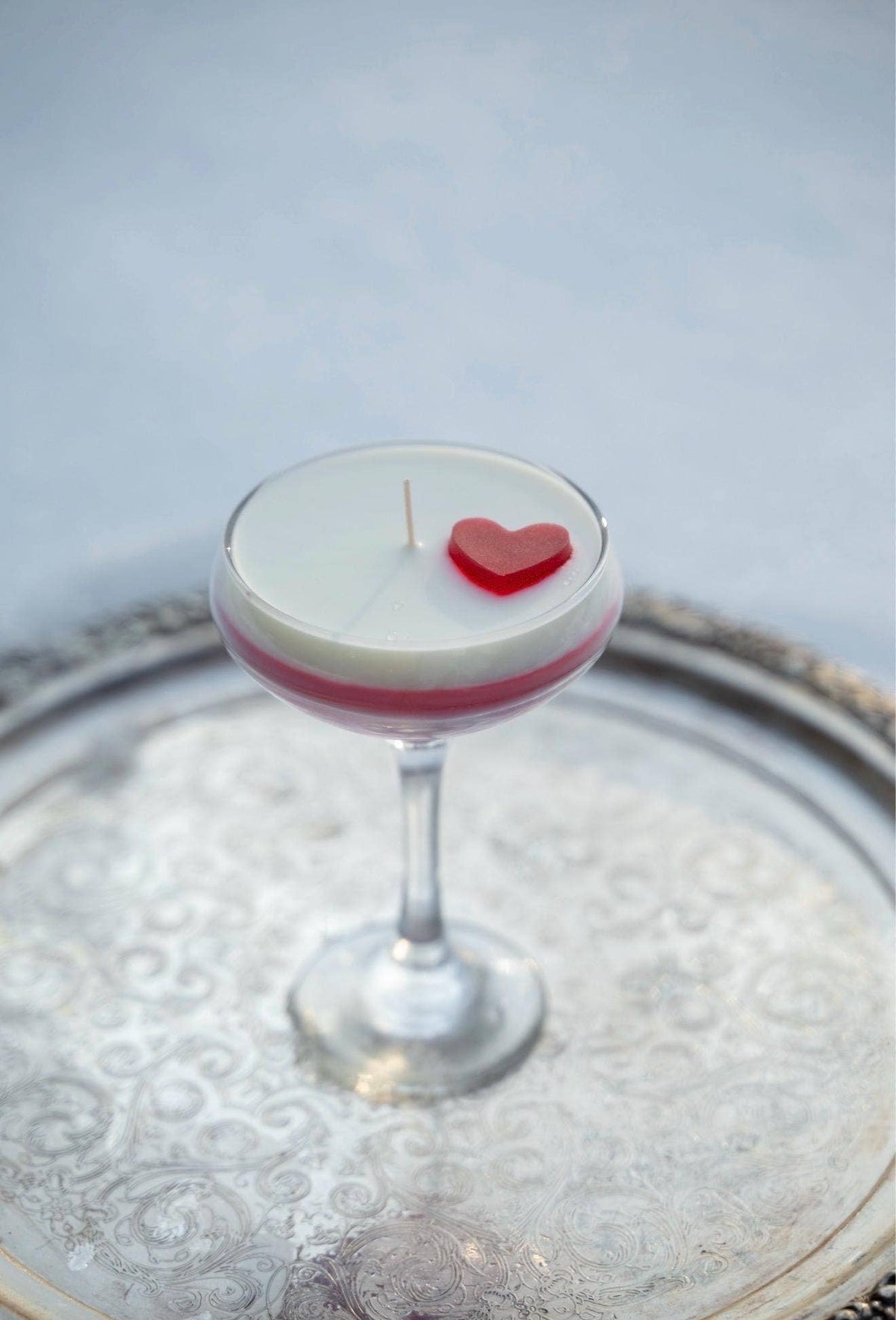 Valentine’s Day Cocktail Candle
