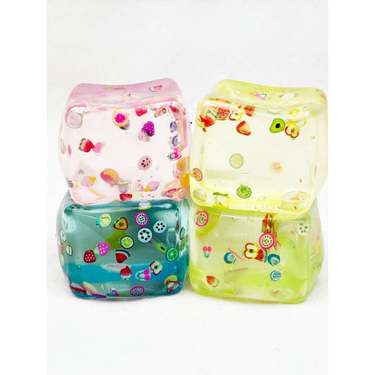 Fruit Ice Cube Squishy Toy