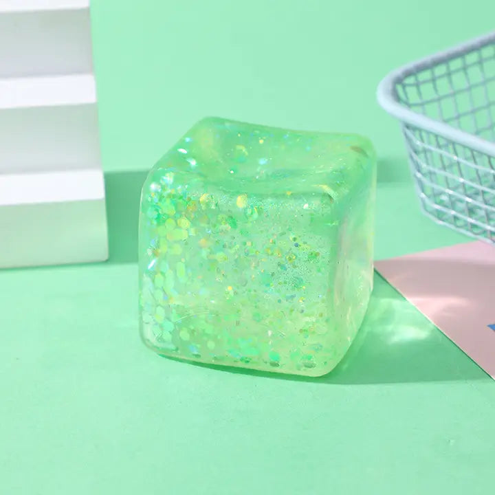 Glitter Cube Squishy