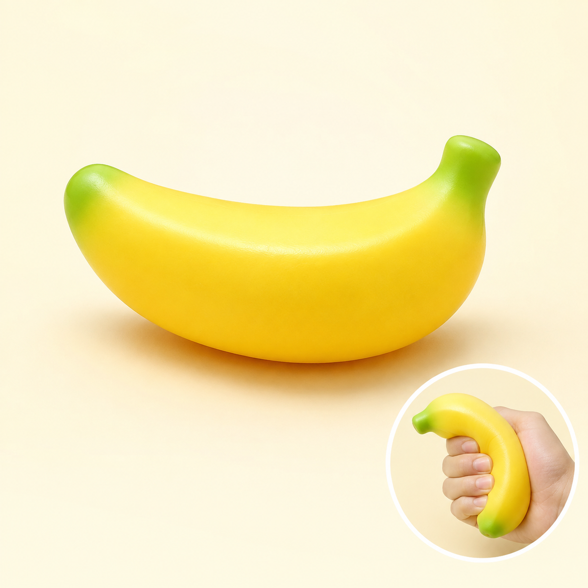 Curved Banana Crunchy Squishy