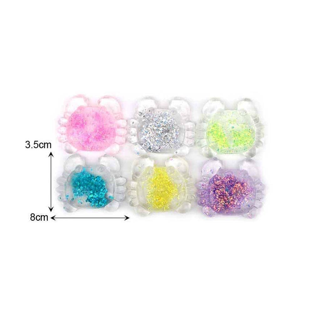 Glitter Crab Mystery Squishy