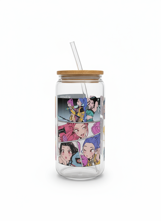K-Pop Demon Hunters – Takedown Beer Can Glass