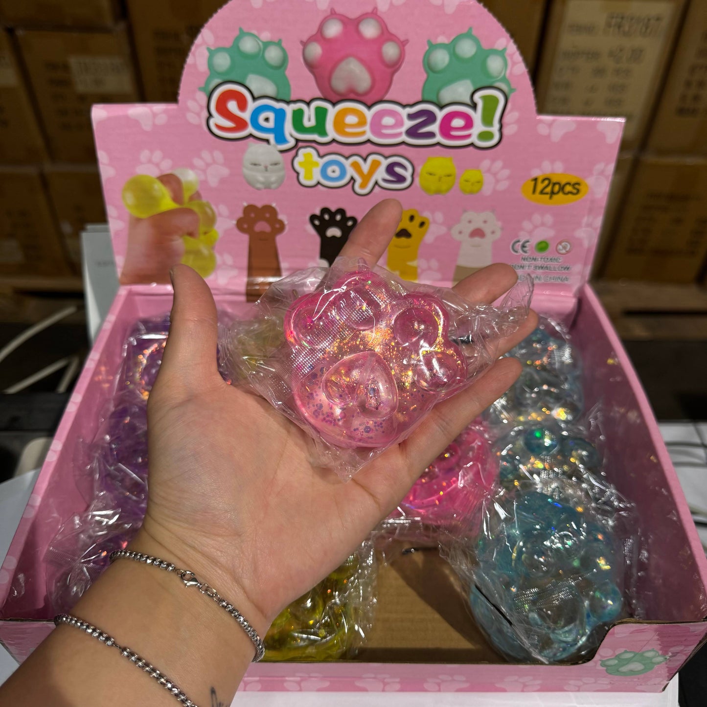Sugar Squeeze Glitter Paw
