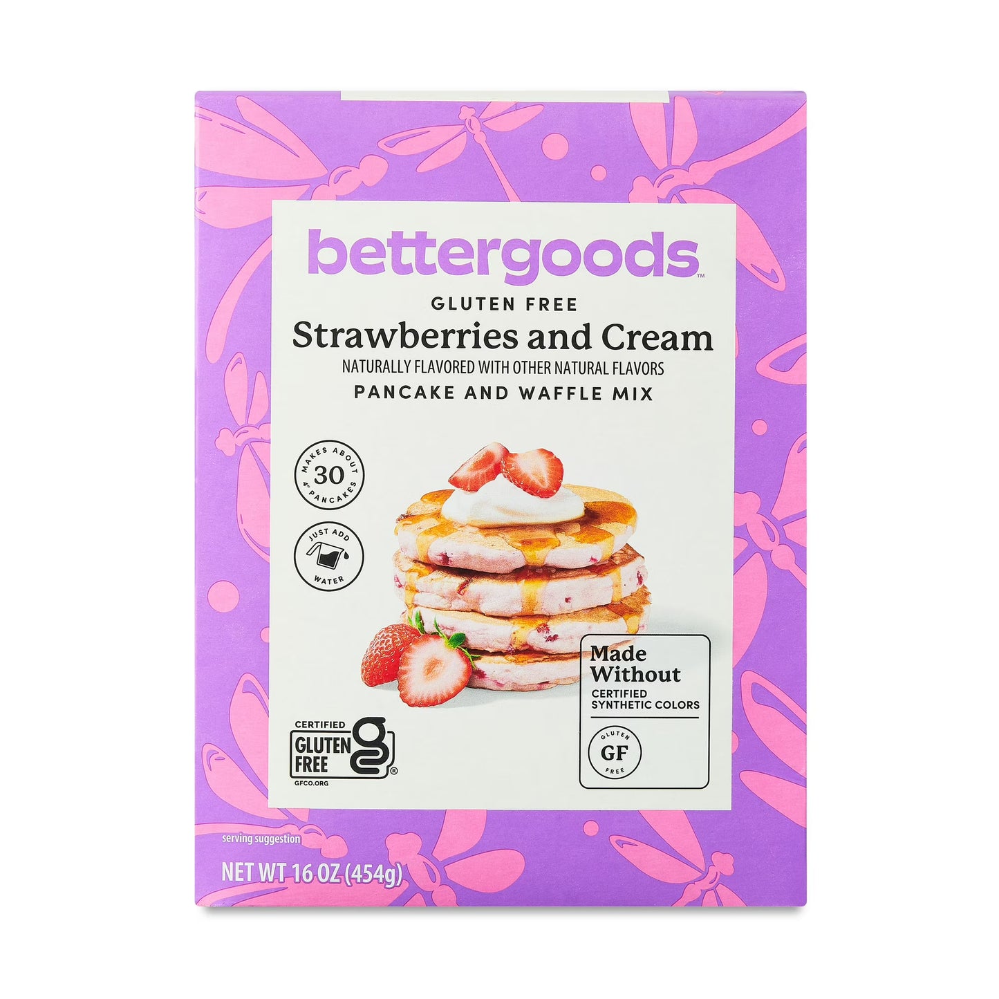 Bettergoods Gluten Free Strawberries & Cream Pancake and Waffle Mix