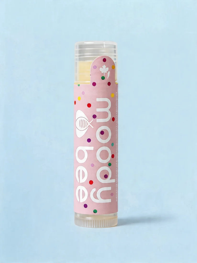 Moody Bee Birthday Cake Lip Balm