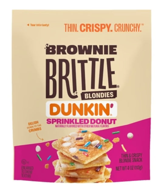 Brownie Brittle Blondie - Dunkin Sprinkled Donut