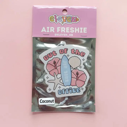 Out of Office Air Freshie Coconut Scent