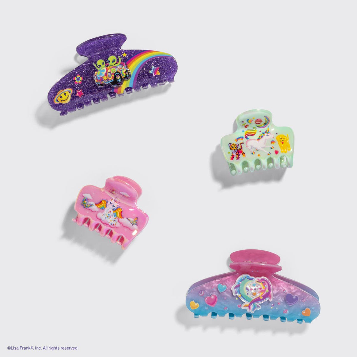 Lisa Frank x Kitsch Cloud Clip in Angel Kitty™