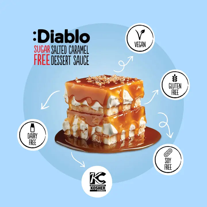 Diablo Sugar Free Salted Caramel Dessert Sauce