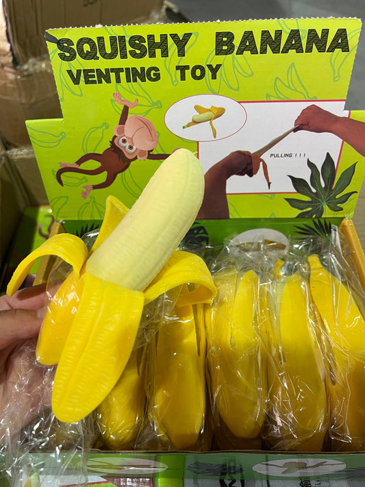 Peeling Banana Squish Toy