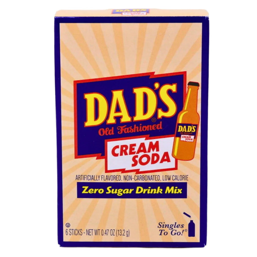 Dad's Cream Soda Zero Sugar Singles To Go