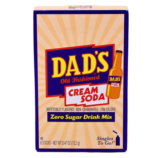 Dad's Cream Soda Zero Sugar Singles To Go