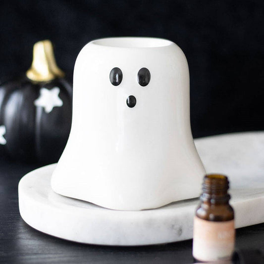 Hey Boo Halloween Ghost Oil Burner and Wax Warmer
