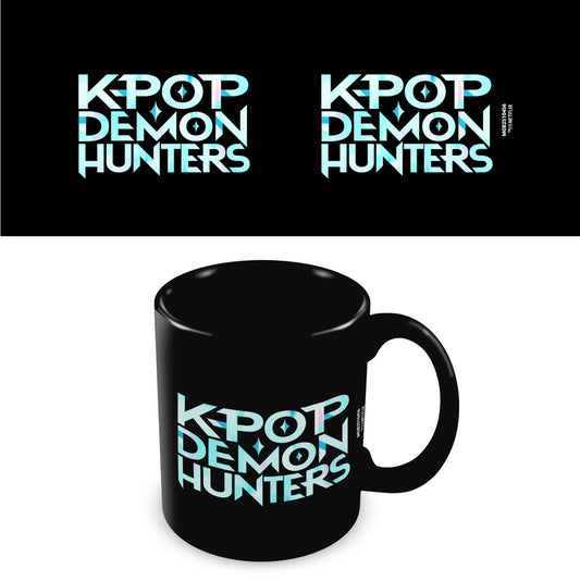 K-Pop Demon Hunters (Logo) Black Coffee Mug
