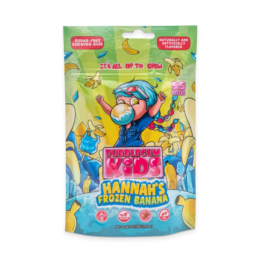 Hannah's Frozen Banana Sugar Free Gum