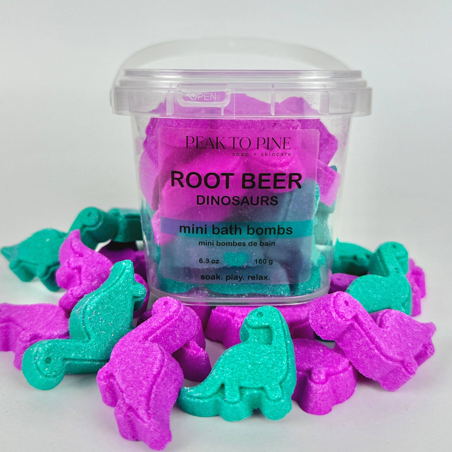 Root Beer Dinosaurs - Mini Bath Bombs
