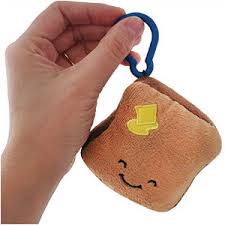 Squishable Micro Toast Keychain