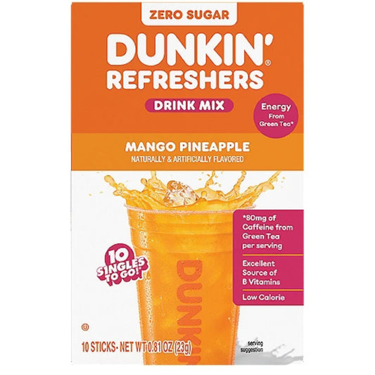 Dunkin' Singles To Go Zero Sugar Mango Pineapple