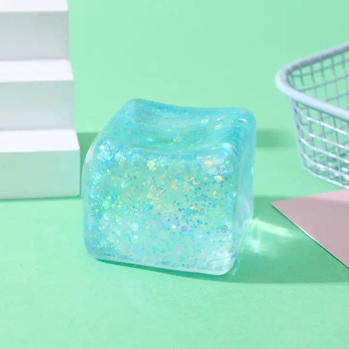 Glitter Cube Squishy
