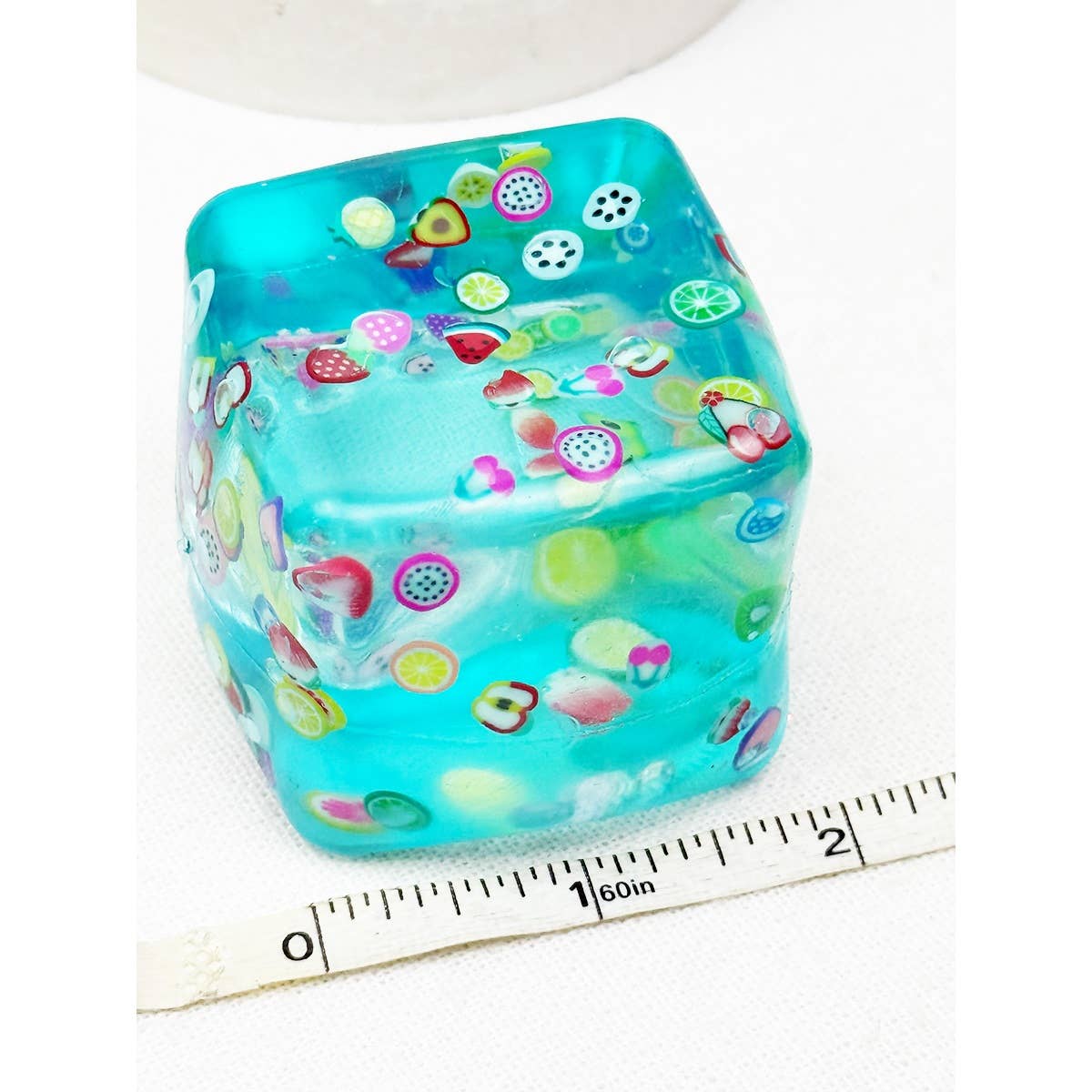 Fruit Ice Cube Squishy Toy