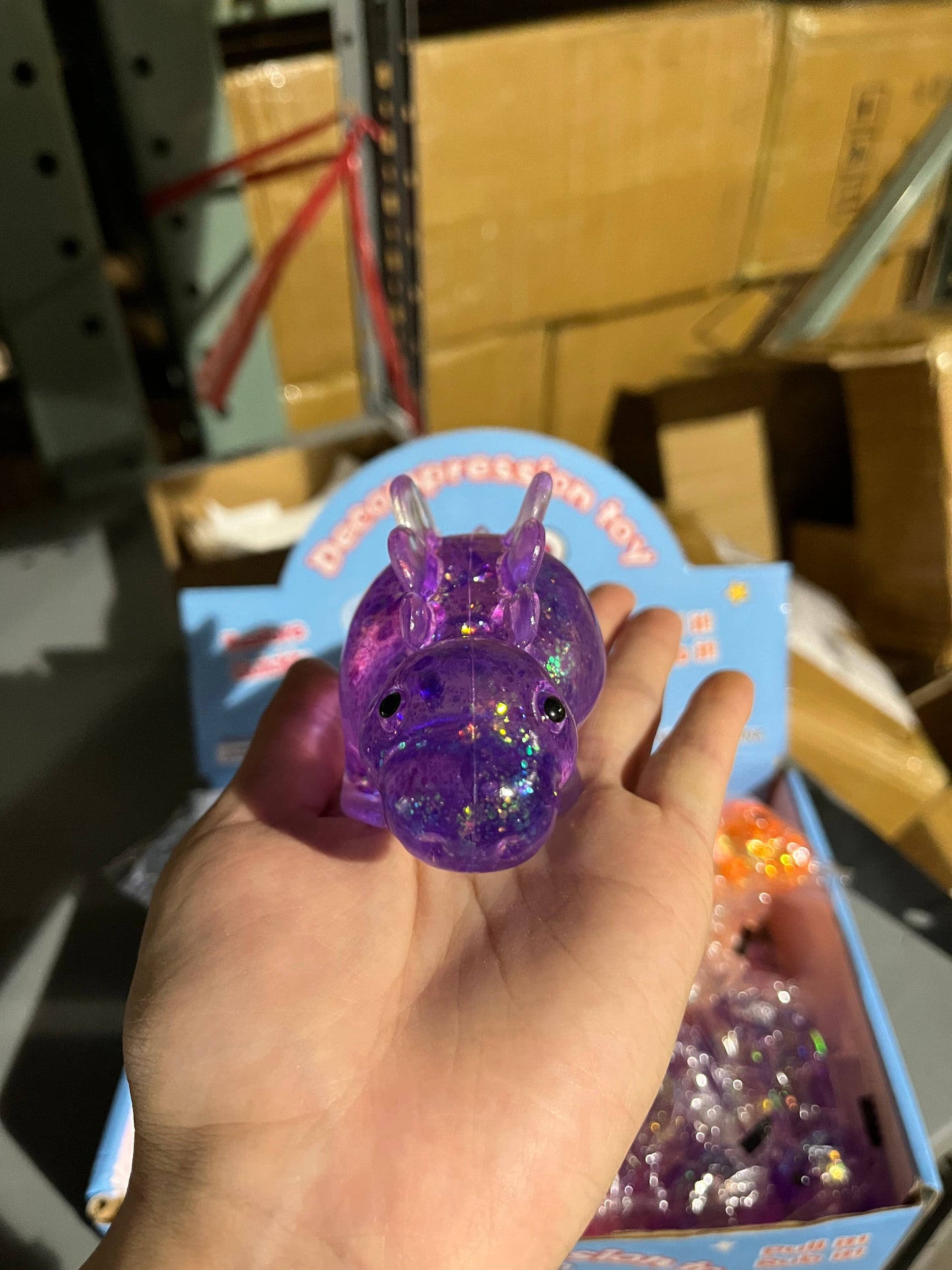 Sugar Squeeze Glitter Stegosaurus