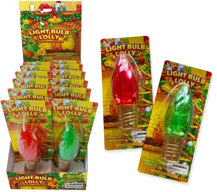Light Bulb Lollies