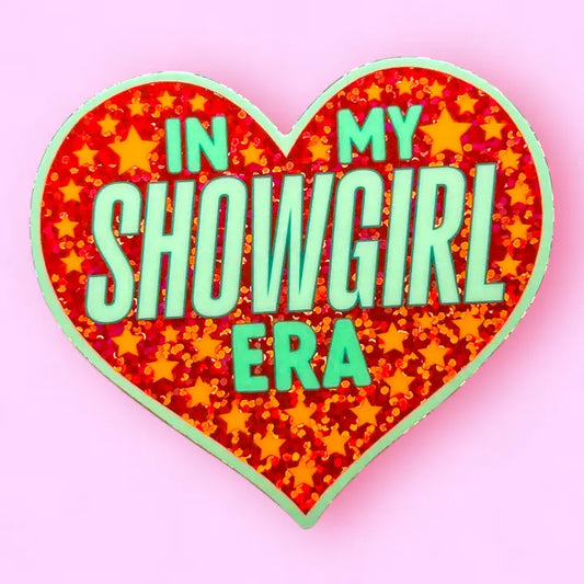 In My Showgirl Era Glitter Sticker