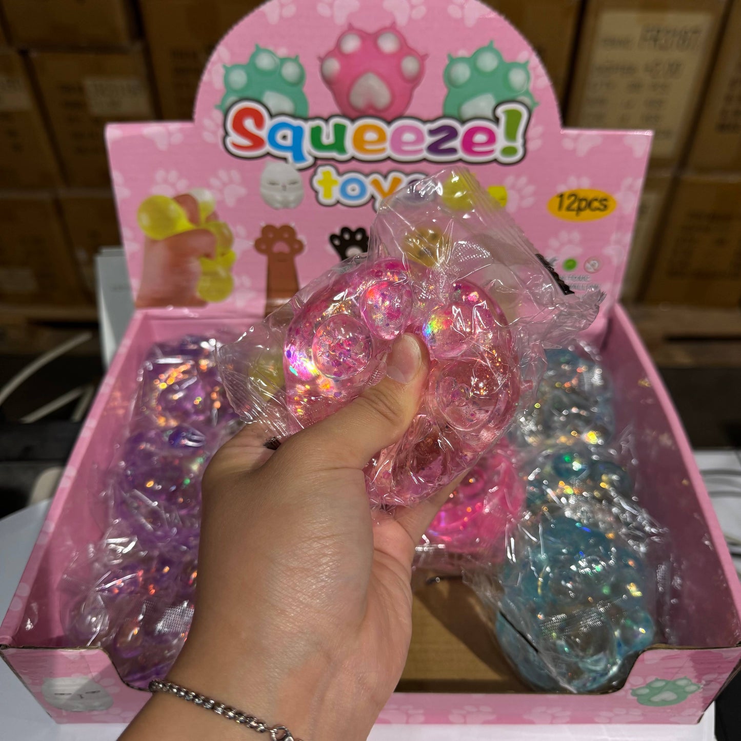 Sugar Squeeze Glitter Paw
