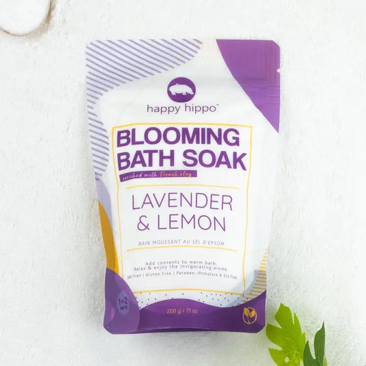 Happy Hippo - Lavender & Lemon - Blooming Bath Soak