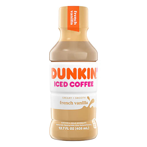 Dunkin Iced Coffee French Vanilla