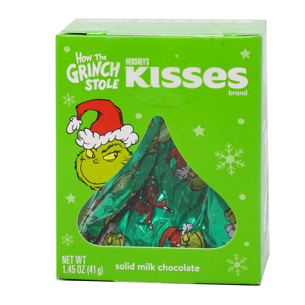 Hershey's Solid Milk Chocolate Kisses Grinch