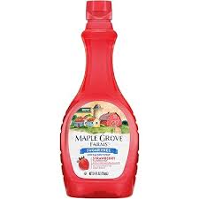 Maple Grove Farms Sugar Free Strawberry Syrup