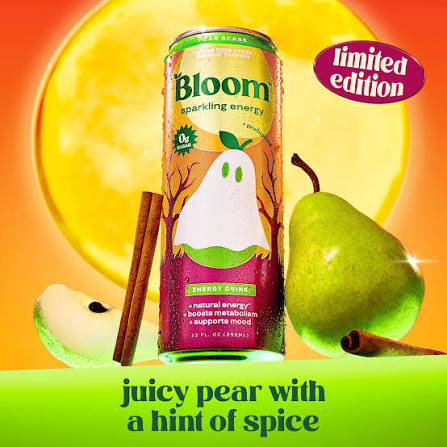 Bloom Sparkling Energy Pear Scare