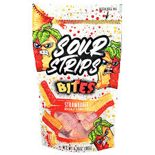 Sour Strips Bites Strawberry Mango Peg Bag