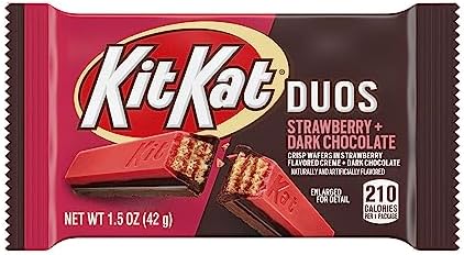 Kit Kat DUOS Strawberry + Dark Chocolate King Size