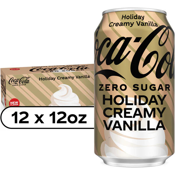 Coca-Cola Holiday Creamy Vanilla Zero