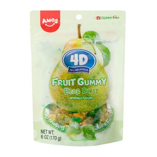 Amos 4D Fruit Gummy - Pear Burst